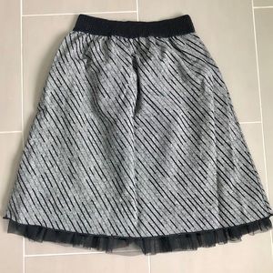 Gray & Black dress skirt